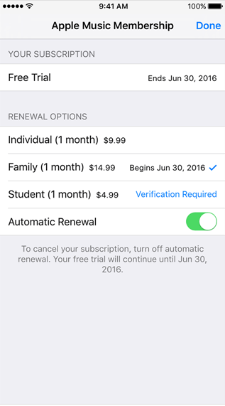 how to stop subscriptions on apple